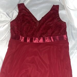 Ever Pretty Dress 8XL Handkerchief /scarf Hem Burgundy/wine